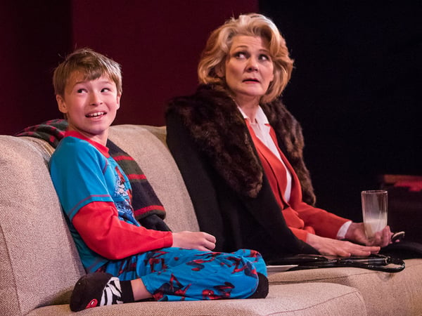 Miller Traum and Lori Russo in the Sacramento Theatre Company's production of "Mothers and Sons."